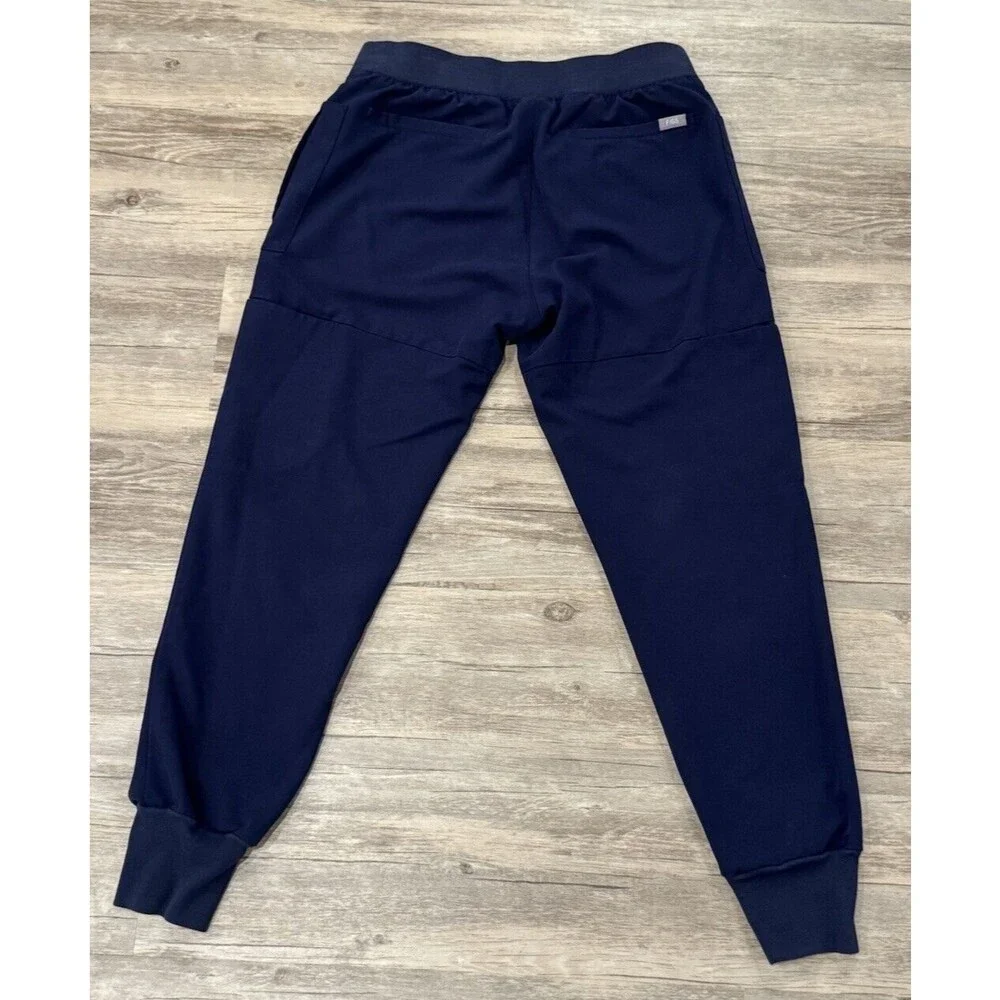 FIGS Mens Zamora Scrub Pant Blue Sz M Jogger Cargo Pockets Hospital Lab Work